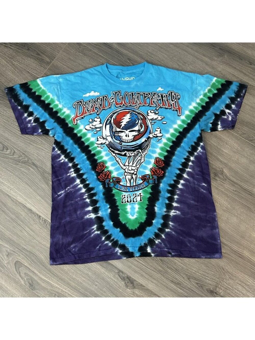 The Grateful Dead & Company The Sphere Las Vegas Shirt Tie Dye 2024 Liquid Blue